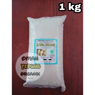 Tepung Kentang Organik kemasan 1 KG/Potato Flour Organic 1 KG/Bubuk Kentang kemasan 1 KG/Potato Flour 100 gram/Kentang bubuk kemasan 1 KG