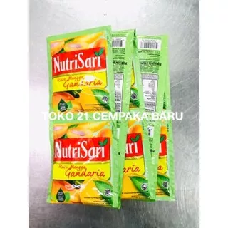 Nutrisari Rasa Mangga GANDARIA 1 renceng isi 10 sachet | Minuman Nutrisari Murah Promo