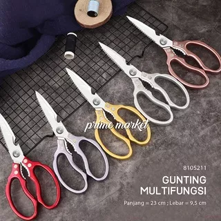 Gunting Dapur / Gunting Serbaguna Multifungsi / Gunting Stainless Steel / Gunting Daging/ Gunting Premium  (8105211)