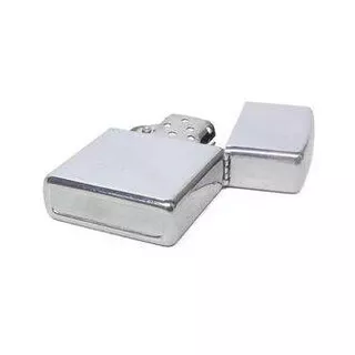 Korek Api Zippo Silver Polos Chrome/Korek Api Antik/Mancis Unik Silver