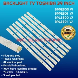 BACKLIGHT TV LED TOSHIBA 39P2300 39P2301 39L2300 39L2301 39P 39P2300VJ LAMPU BL 39 INC INCH