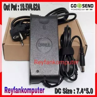 Adaptor Charger laptop  Dell 19.5V 4.62A 7.4*5.0mm PA-10 PA-6