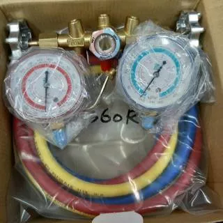 Manifold analizer Ac multi merk zenit R410 R32 R22