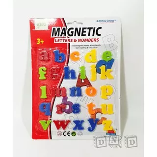 Unik Mainan Anak   Magnetic Letter Lower Case Alphabet Huruf Kecil Magnet