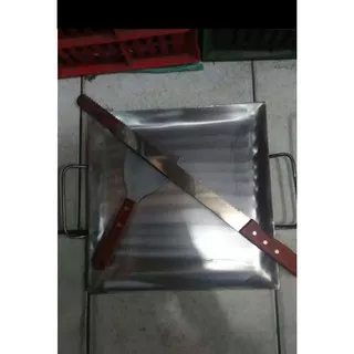 PAKET WAJAN ROTI BAKAR 40CM / PLAT BESI