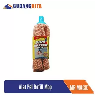 Alat Pel Lantai Mop Mr Magic Dirt Buster Strip Refill