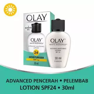 Olay White Radiance / Liminous Intensive Lotion SPF 24 /15 - 30ml Olay Lotion Pemutih Wajah Spf 24 Anti Radiasi