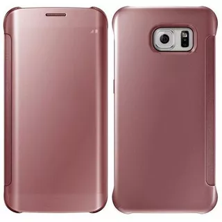 CUCI GUDANG Flip Cover Mirror Samsung Note 5 hardcase S-View back case casing