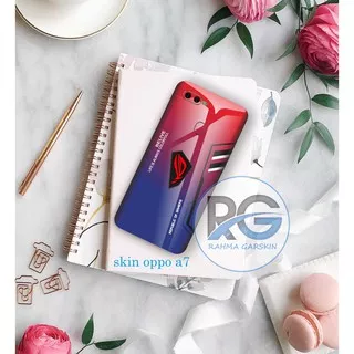 garskin hp oppo a7 motif ROG code 1-2 free custom motif via chat