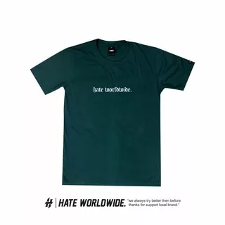 Hate Worldwide Tshirt Dead dark green