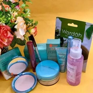 Paket make up Wardah _Paket seserahan_Matahari kosmetik Bedak Lipstik wardah bb cream wardah sheet mask wardah paket hemat wardah murah