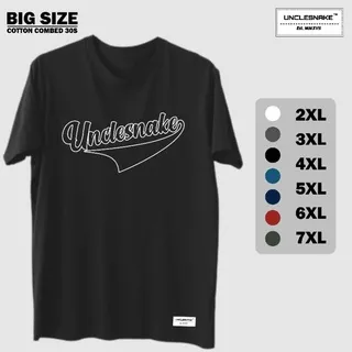 KAOS PRIA JUMBO ORIGINAL UNCLESNAKE COTTON COMBED 30S PREMIUM BAJU BIGSIZE PRIA KAOS JUMBO PRIA ATASAN JUMBO XL XXL 3XL 4XL 5XL 6XL 7XL