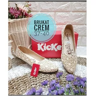 flatshoes Wanita Brukat Rajut Pesta Kondangan