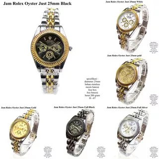 Jam RLX oyster just stainless 25 mm full set