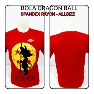 Kaos Anime Cartoon BOLA DRAGON BALL GOKU