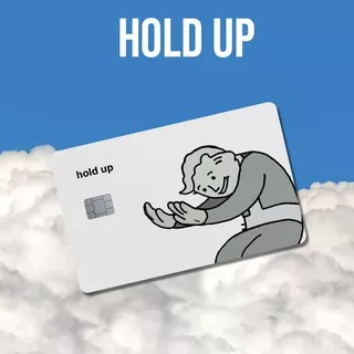 HOLD UP | GARSKIN / STICKER KARTU ATM / SKIN KARTU ATM / DEBIT / CREDIT / EMONEY / FLAZZ