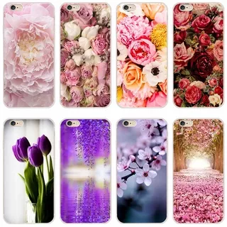 iphone 5 5s se 6 6s plus 7 plus 8 Case TPU Soft Silicon Protecitve Shell Phone casing Cover flower daisy Yellow sunflower