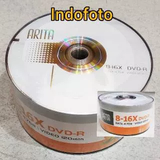 Dvd-r Arita putih 16X / dvd-r blank (50keping)-COD