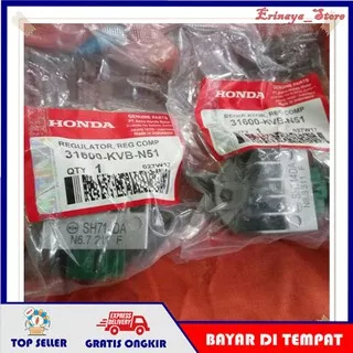 ORIGINAL AHM Kiprok Regulator Motor Honda Revo Vario 110 125 Blade Beat Fi Esp Scoopy KVB ORI Karbu Lama Led New