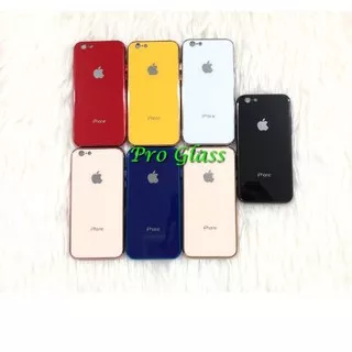 DCL Metalic Soft Case Glass Look iPhone 6 6S 6Plus 6SPlus 7 7Plus 8 8Plus X XS XR XMax 11 11Pro Terl