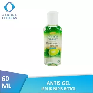 Antis Gel Jeruk Nipis Botol 60 ML - Hand Sanitizer Gel