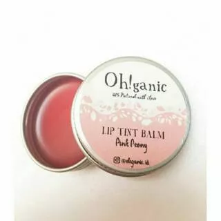 Oh!ganic Lip Tint Balm Pink Peony 8gr