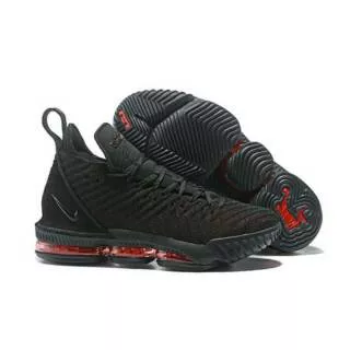 Nike leBron James 16 Fresh Bred Black Red Free Kaos Kaki