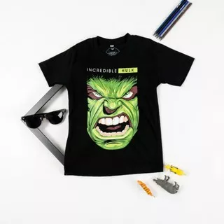 Baju Kaos Distro Camisa de nino Anak laki perempuan Tshirt T-shirt T shirt karakter motif Hulk