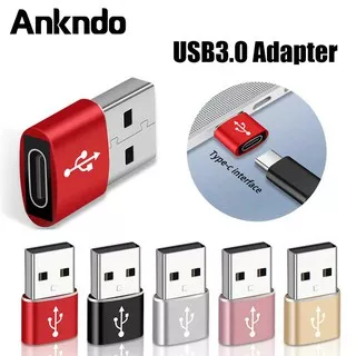 Ankndo USB Male to USB Type C Female OTG Adapter Converter USB 3.0 For Macbook Laptop Samsung Wall Chargers Power Banks USB Adapter