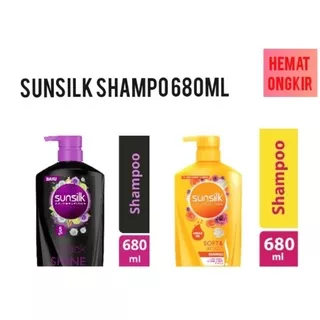 Sunsilk shampo Soft And Smooth 680ml / 680 ml sunsilk shampo Black shine 680ml / 680 ml