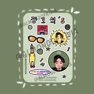 BTS J-Hope (Jung Hoseok) starter pack - Stickers Stiker Planner