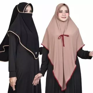 Khimar NIQOB DEWASA Syari Hijab Cadar Jilbab Ayana 3in1 Kerudung Instant Bergo Masker
