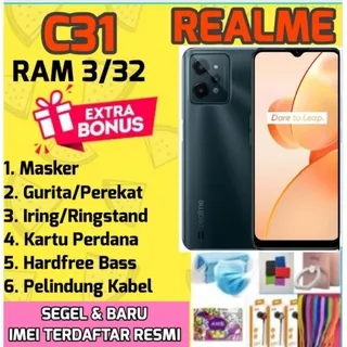 REALME C31 RAM 3/32, REALME C31 NEW SEGEL DAN BERGARANSI RESMI