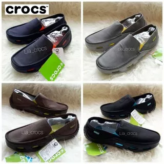 Crocs tideline sport canvas Man /crocs pria best seller / Sepatu crocs pria