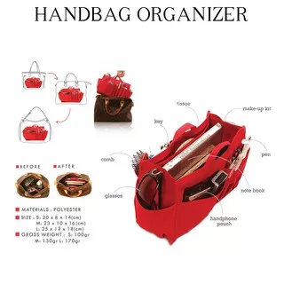 D`renbellony Handbag Organizer | Tas Organizer | Bag in Bag | Bag Organizer Dalaman Tas | Tas Wanita