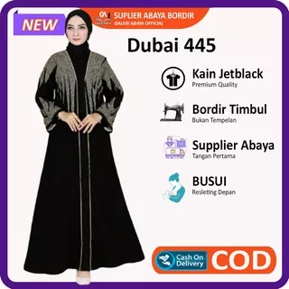 Jubah Baju Gamis Abaya Arab Muslim Terbaru Gamis Hitam Arab Abaya Modern Dubai 445 Abaya Busui