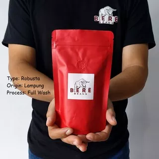 Kopi Robusta Lampung Indonesia 100 GRAM Biji Bubuk Coffee Beans Coffe Cofe Bean Giling Tubruk 100gr
