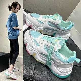 Sepatu Pelangi Matahari Sneakers Wanita AR01 Korean Style