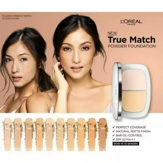 Bedak Loreal True Match Powder Foundation