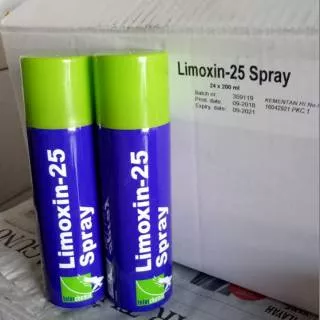 Limoxin 25 spray obat luka semprot
