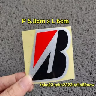 stiker cutting bridgestone stiker motor logo B