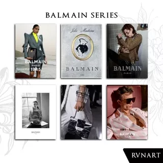 Balmain Cover Magazine/Cover Majalah untuk Properti foto Balmain series