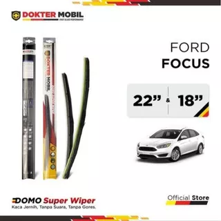 Domo Super Wiper Blade Hybrid Penyeka Kaca Mobil Ford Focus