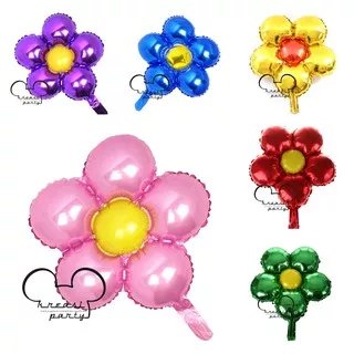 Balon Foil Bunga / Balon Bunga / Flower Balloon / Balon Karakter