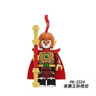 Lego new sun gokong monkey king sun wukong journey to the west NO DUS sun go kong minifigure mainan