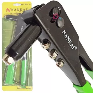 NANKAI Tang Rivet 9.5 Gagang Karet Hijau