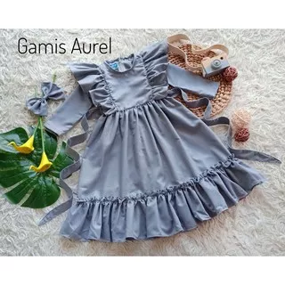 Gamis Aurel | Azzafran for Mommy | Gamis Anak | Gamis Dewasa | Gamis Couple | Gamis Warna Abu