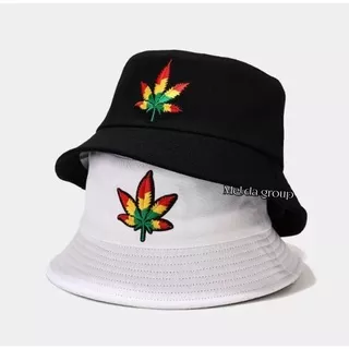 New Bucket Hats Rasta Mania Terbaru // Bordir Computerized // Bucket Hats Casual Import