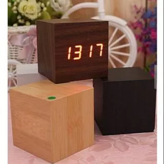 Jam Digital LED Kayu - JK-808