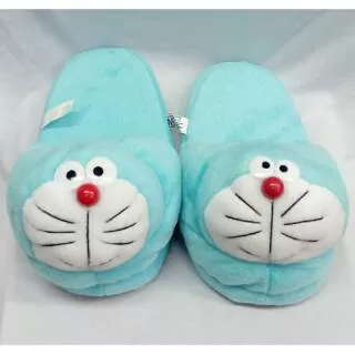 Sandal Boneka Sandal Rumah Sandal Tidur Dewasa Doraemon